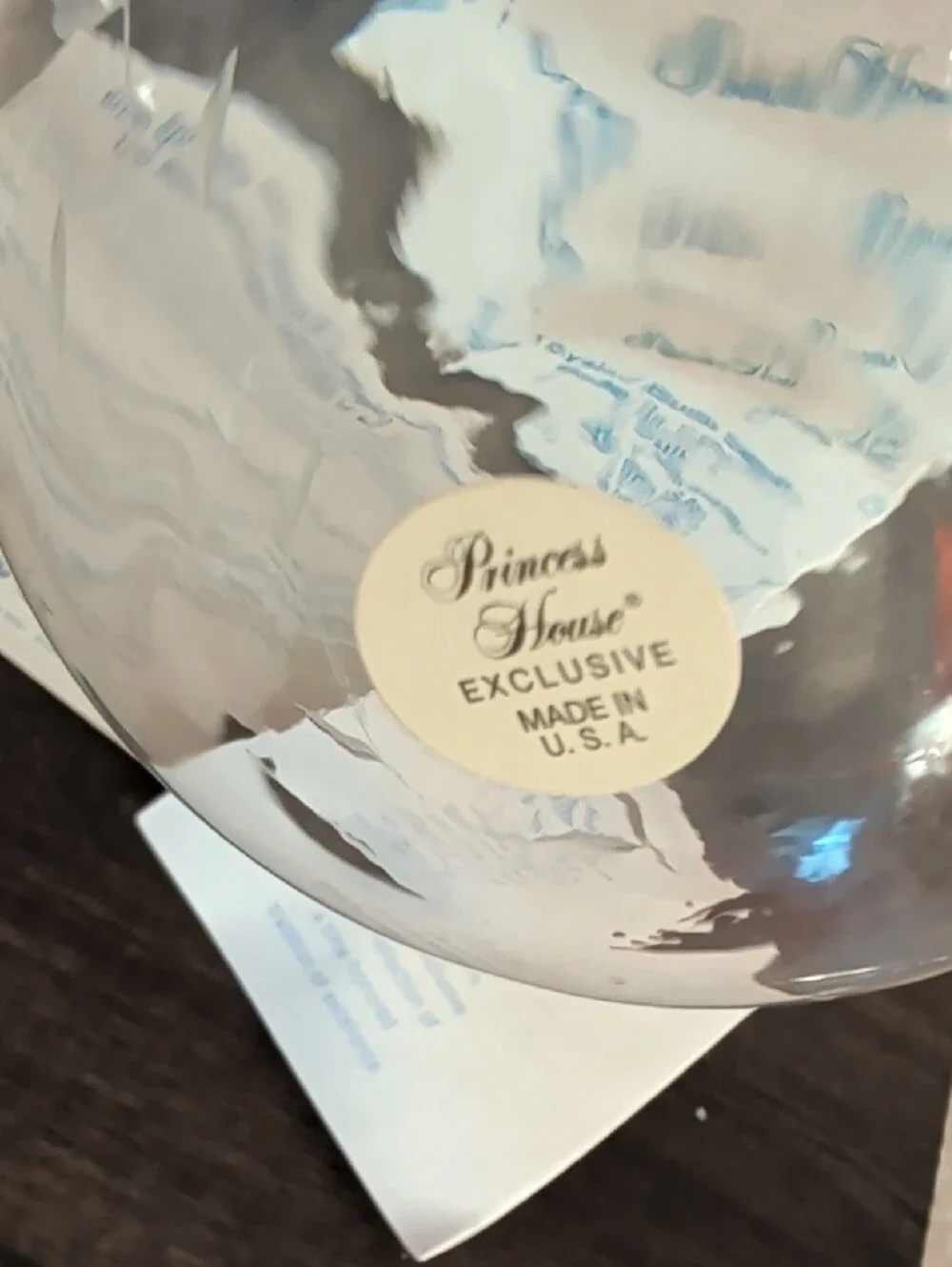 Princess House Retired Etched Glass Bud Vase 395